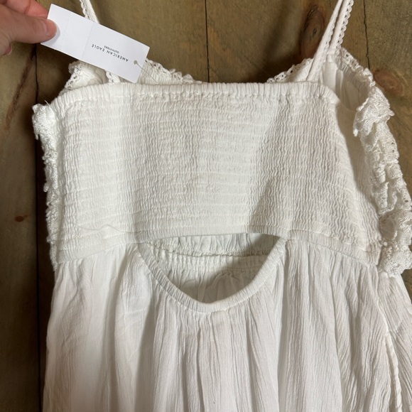 American Eagle Outfitters white Summer Dream smocked sundress Size Small NWT - Picture 11 of 15